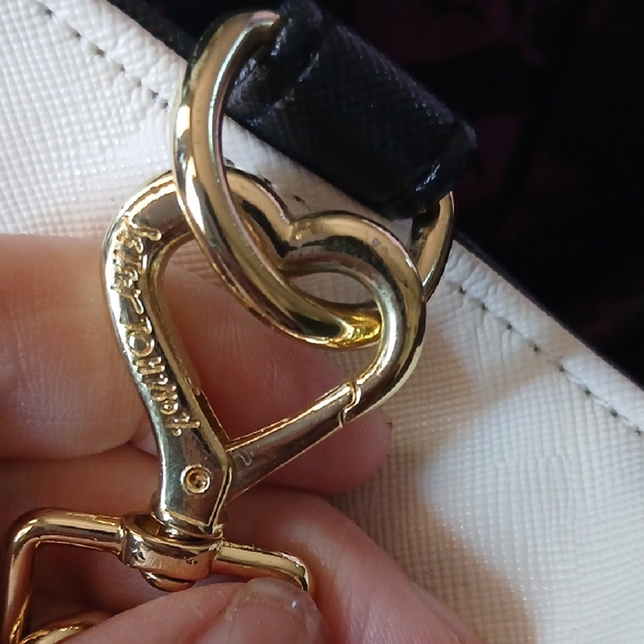 Betsey Johnson Black and White Satchel